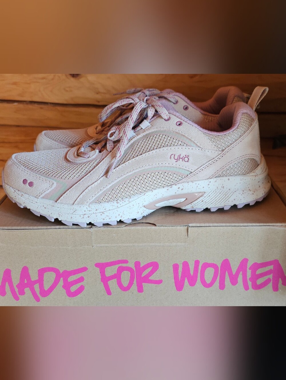 Ryka Women's Pink/Tan Trail Shoe